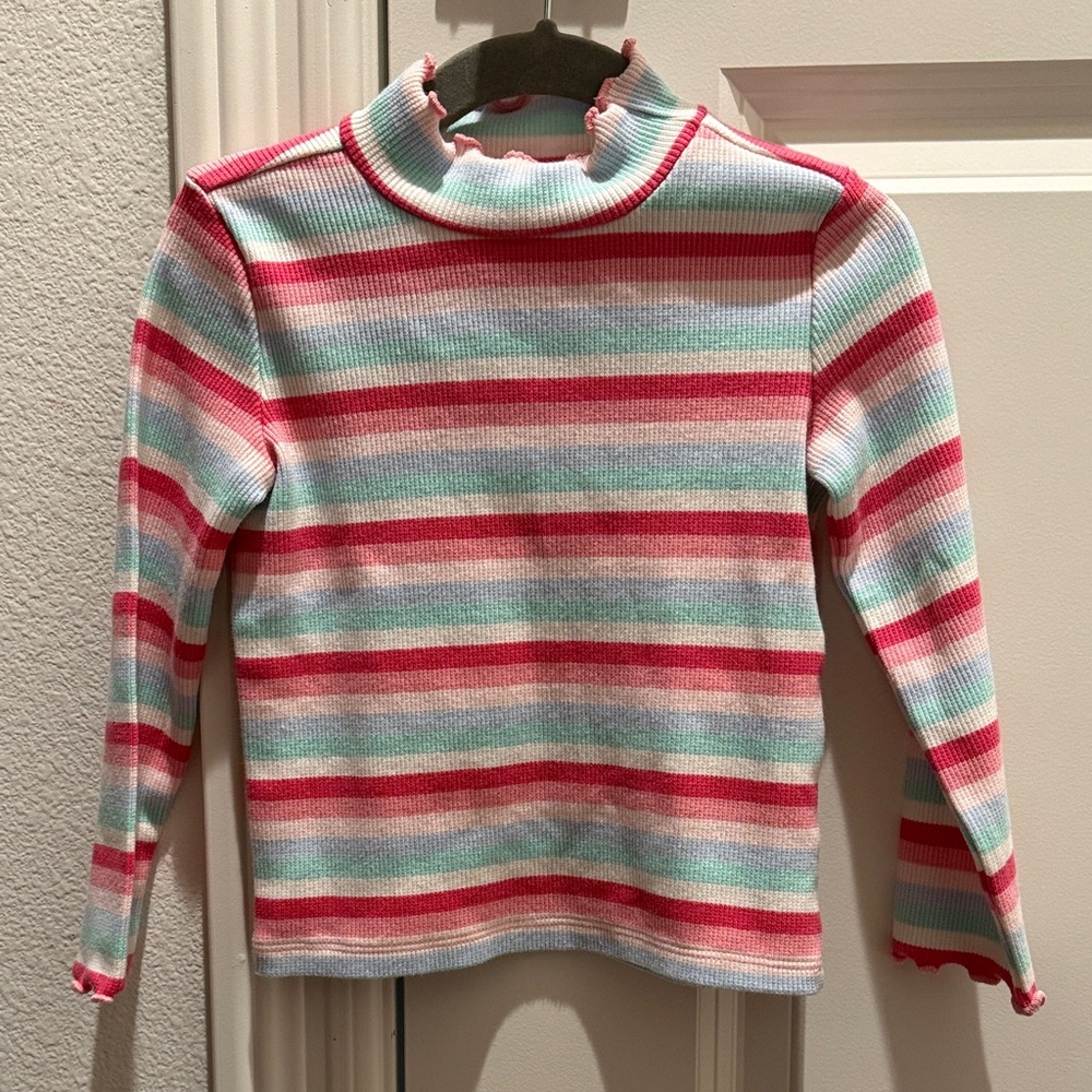 Janie and Jack Multicolor Striped Long Sleeve Tee